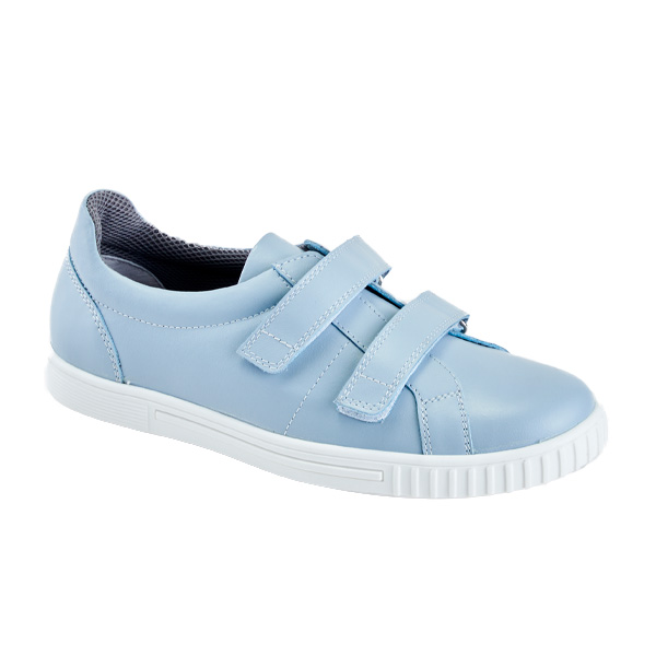 Полуботинки ортопедические Ортомода женские 61143-Х-617 голубые.