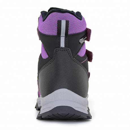 Полусапожки ортопедические Ортобум с шерстью для девочек 67055-02 виноградный/черный. Изображение 5 из 5