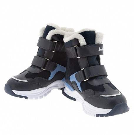 Ботинки ортопедические Сурсил-Орто с шерстью для мальчиков A35-230 синий/голубой. Изображение 2 из 2