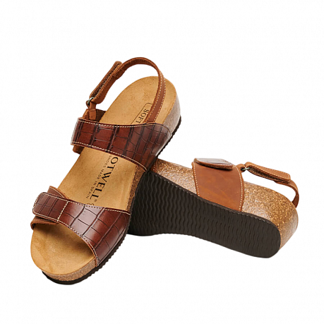 Сандалии Footwell женские 101589-120 коричневые. Изображение 4 из 4