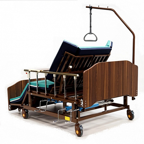 Кровать медицинская Мet с туалетным устройством Remeks XL ширина ложа 120 см. Изображение 3 из 3